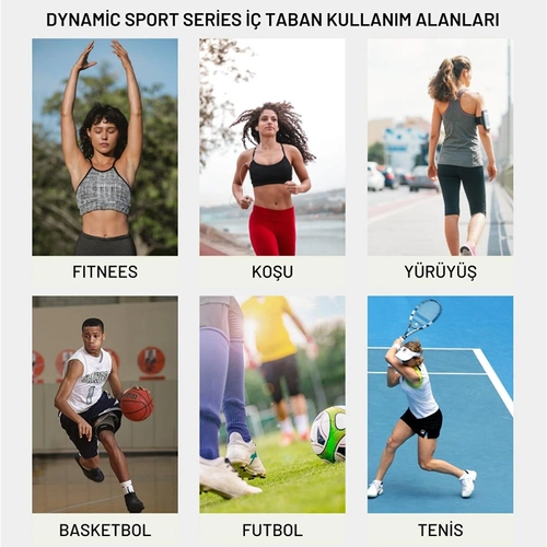 Black Deer Dynamic Sport Beyaz Ayakkab  Tabanlk