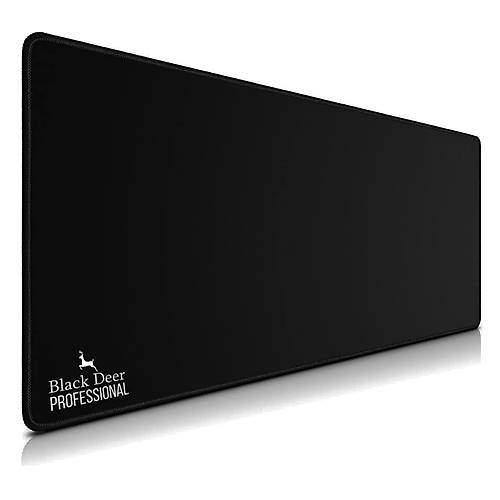 BLACK DEER Professional Siyah Büyük Boy Gaming Mouse Pad 70x30 Cm