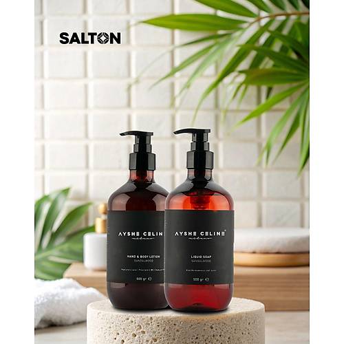 AYSHE CELINE LIQUID SOAP 500GR & AYSHE CELINE HAND & BODY LOTION 500GR