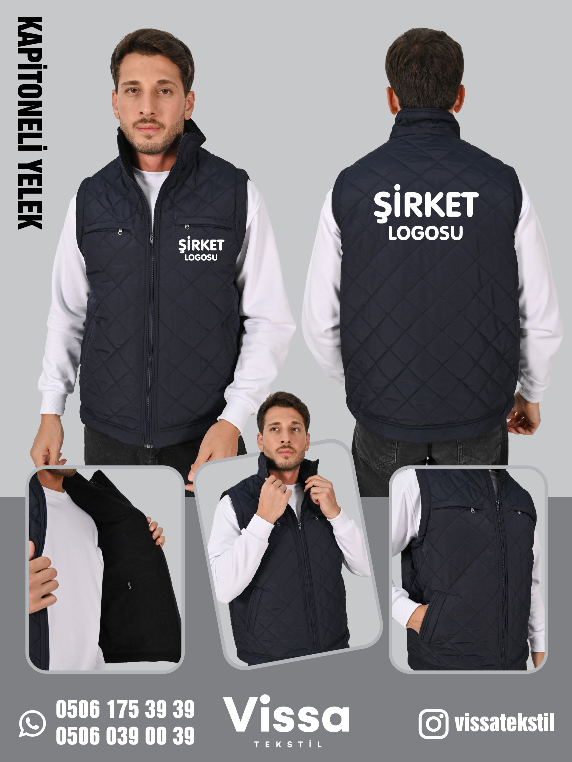 KAPİTONELİ ŞİŞME YELEK