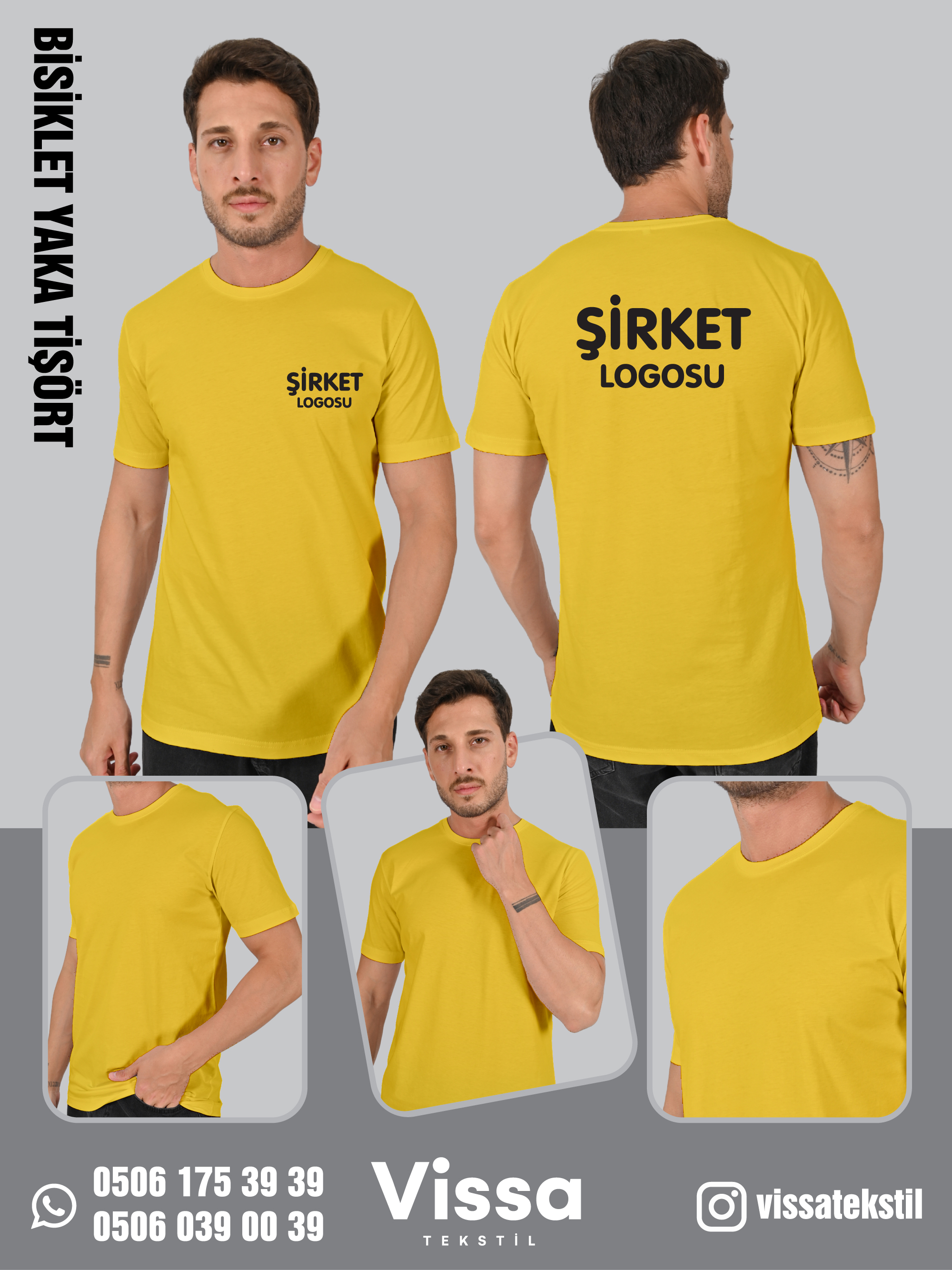 PROMOSYON SIFIR YAKA TİŞÖRT