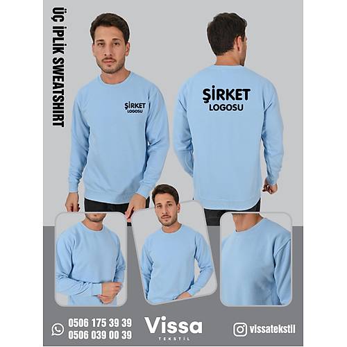 3 �PL�K �ARDONLU KAP��ONSUZ SWEAT