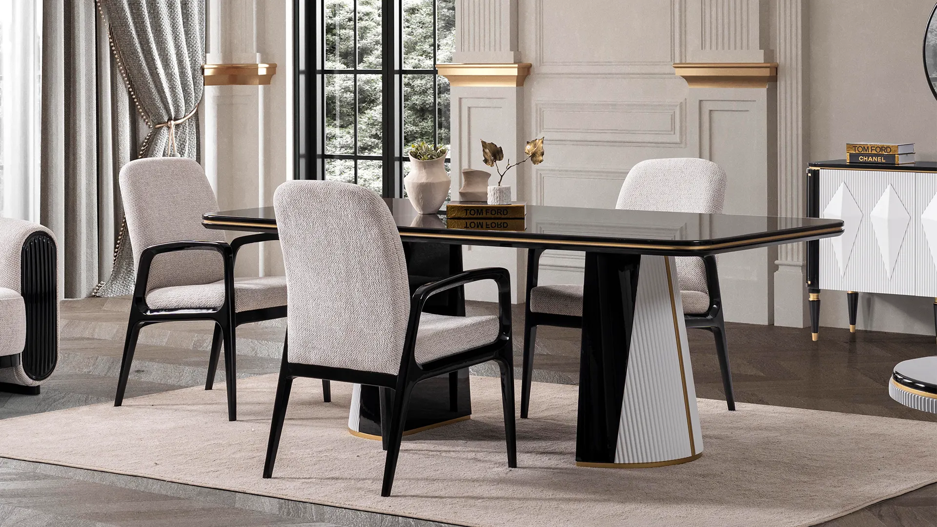 Lizbon Luxury Masa Sandalye Takımı