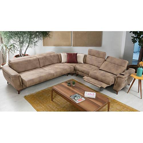 Armani K��e Tak�m� Tv Recliner Ses Sistemli