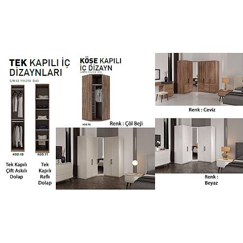 Trend Antrasit Giyinme Dolab