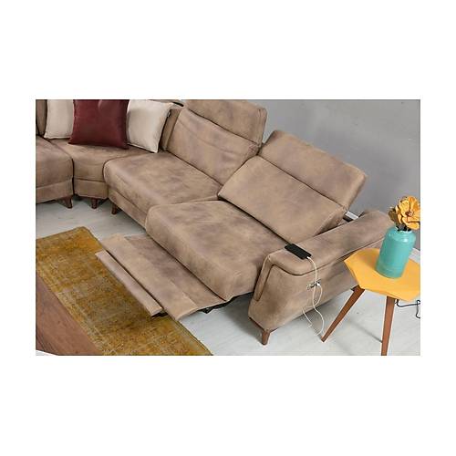 Armani K��e Tak�m� Tv Recliner Ses Sistemli