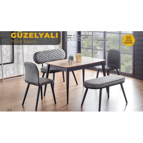 G�zelyal� Masa Sandalye Tak�m�