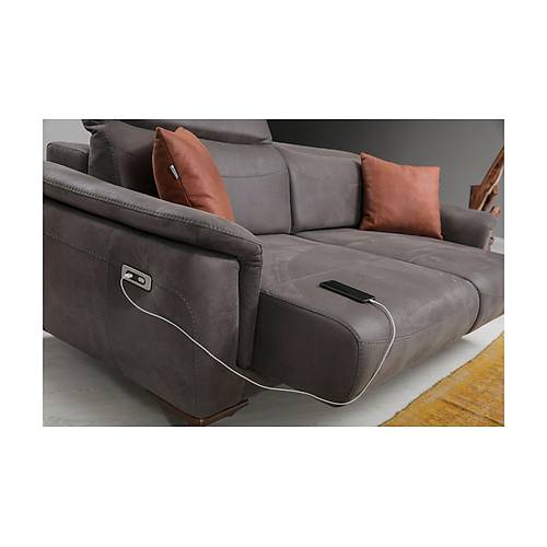 Armani K��e Tak�m� Tv Recliner Ses Sistemli