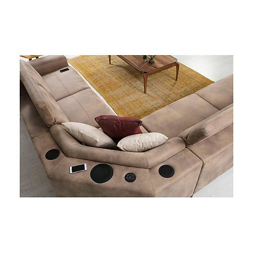 Armani K��e Tak�m� Tv Recliner Ses Sistemli