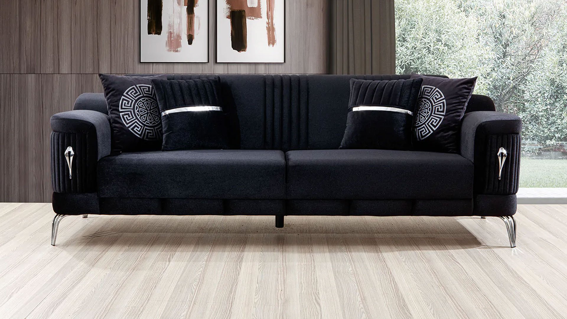 Parma Silver Sofa Set « Gunes Furniture The Most Affordable Online