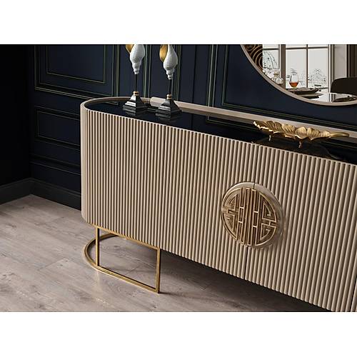 Gucci Lux Dining Room Capuccino