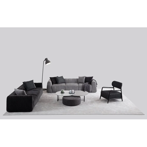 Gloria Lux Coffee Table & Puff