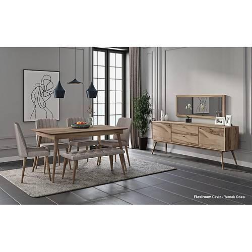 Flexi Dining Room -Walnut