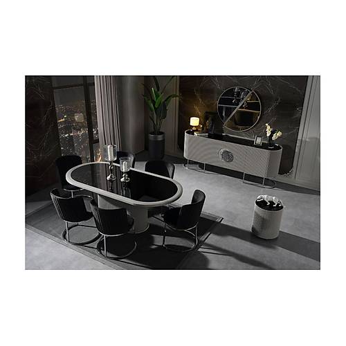 Gucci Lux Dining Room Grey