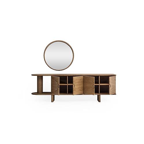 Puffy Console and Mirror