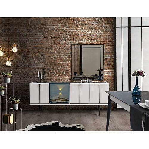 Bella Lux Console and Mirror