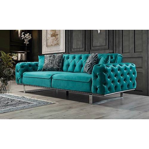 Lila Metal Leg Sofa Set