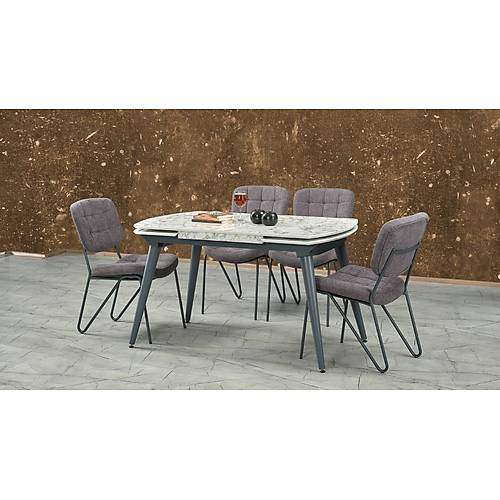 Lizbon 8069 Dining Table Set / Banky Chair