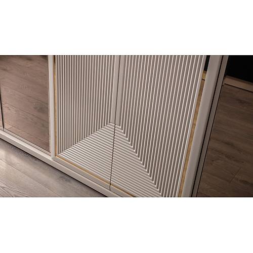 Safir Gold Sliding Wardrobe