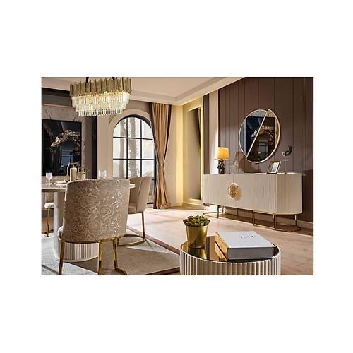 Gucci Lux Dining Room - Ecru