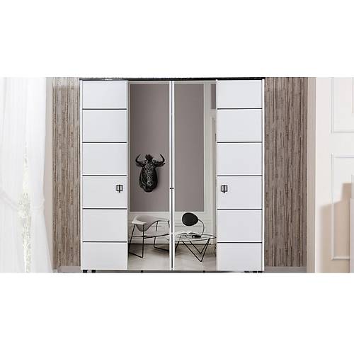 Granit D�rt Kap�l� Dolap