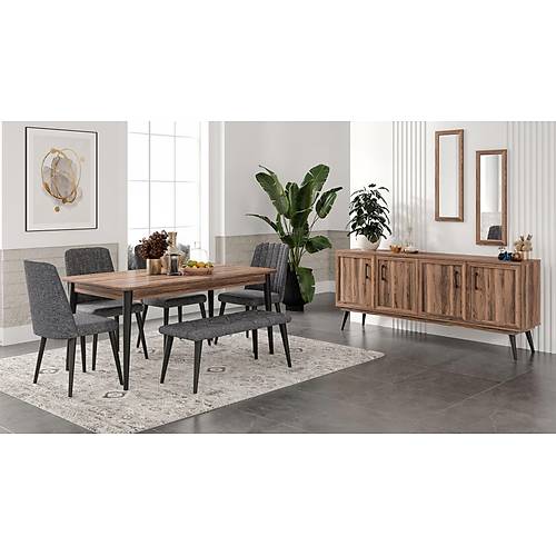 Volante Wedding Set Walnut
