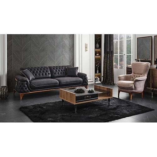 Lotus Nubuck  Sofa Set