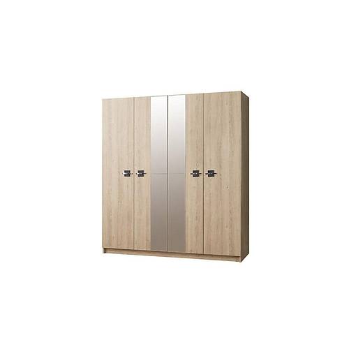 Flash Mini Wardrobe - 4 Door