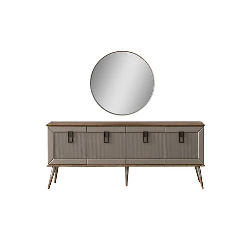 Side Console and Mirror