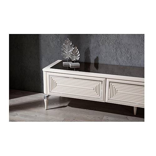 Safir TV Unit Silver