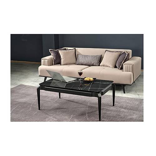 Retro Coffee Table Black 2130