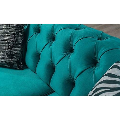 Lila Metal Leg Sofa Set