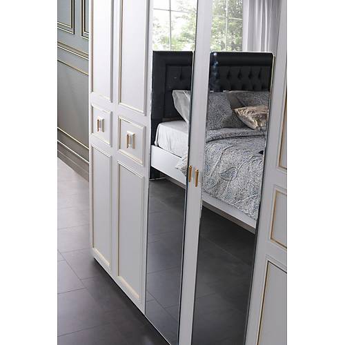 Vilza Wardrobe - 6 Doors