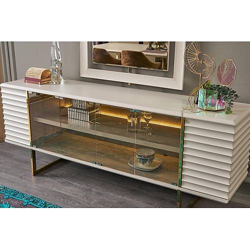 Verona Lux Console and Mirror