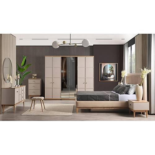 Haziran Wardrobe - 6 Doors