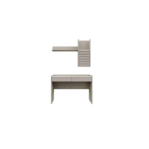Trend Study Desk and Unit Beige
