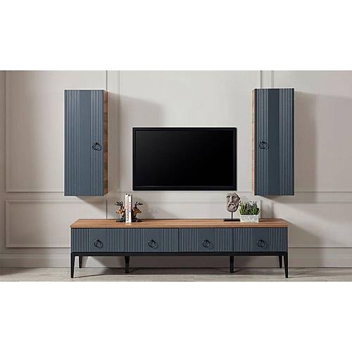 Mass TV Unit Walnut