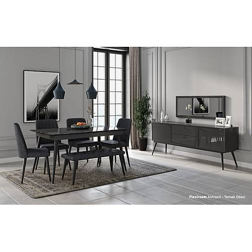 Flexi Dining Room - Anthracite
