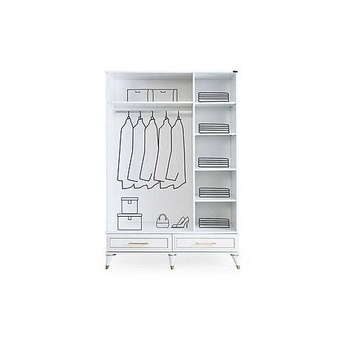 Lale Wardrobe - 3 Doors
