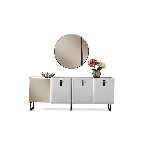 Lucca Lux Console and Mirror