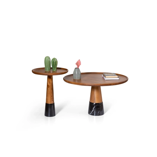 Viyana Black Coffee and Side Table