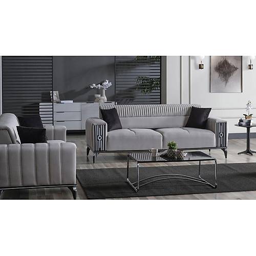 G�ksu Triple Sofa