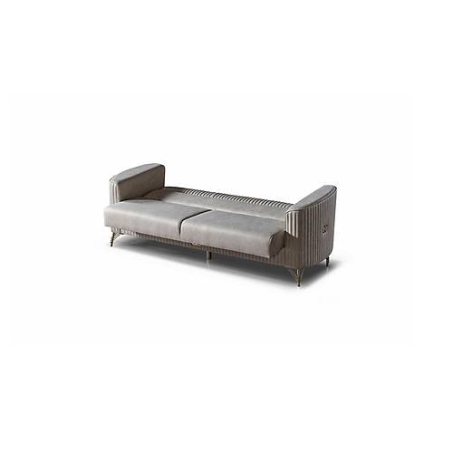 Ebru Gold Triple Sofa