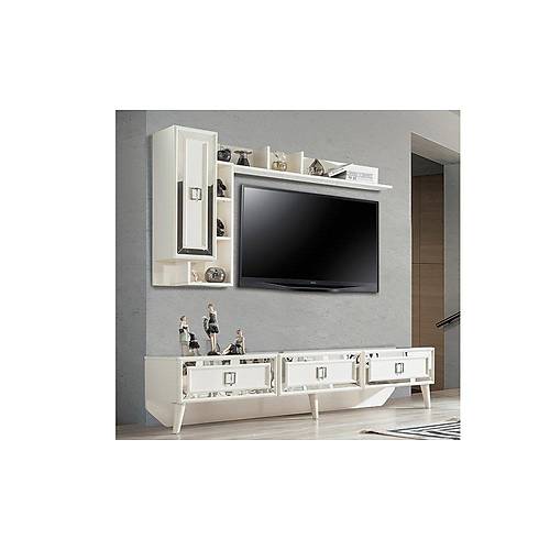Gloria TV Unit Ecru
