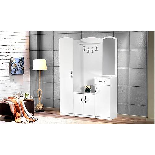 Ba�ak White Coat Rack