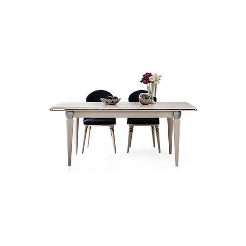 Safir Silver Table Chair Set