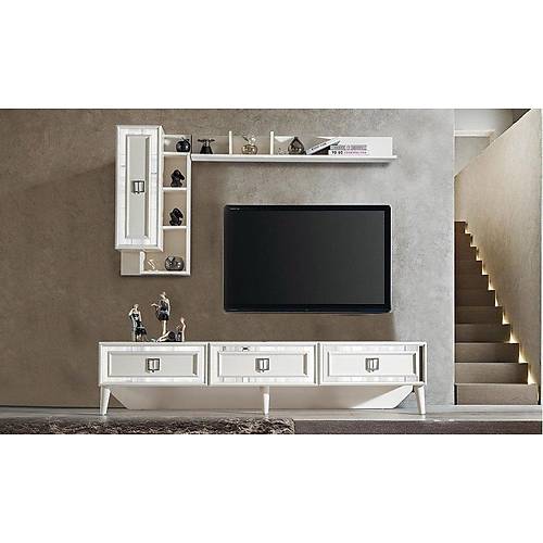 Gloria TV Unit Ecru