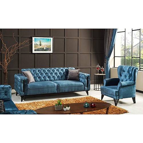 Hanedan Chester Triple Sofa