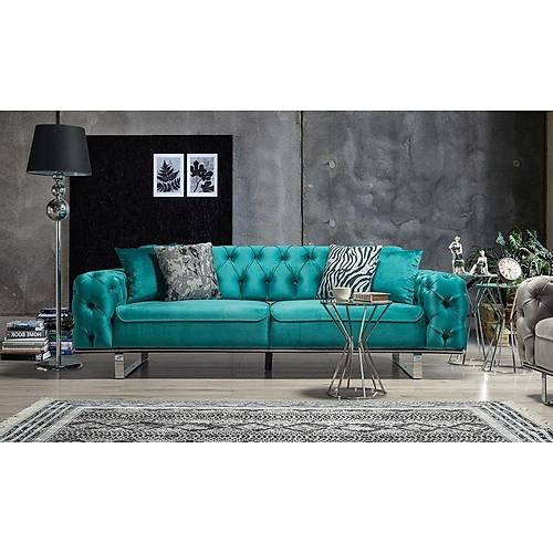 Lila Metal Leg Sofa Set