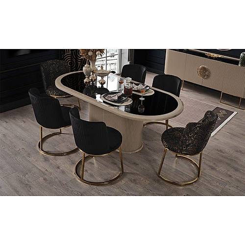 Gucci Lux Dining Room Capuccino